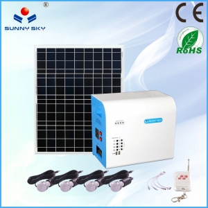 Small Solar System Ty-056a with Solar Panels and Solar Controller 